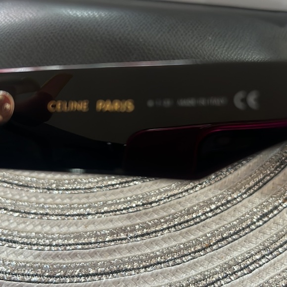 Celine Chunky Rectangle Acetate 🕶️ Sunglasses - Picture 5 of 7